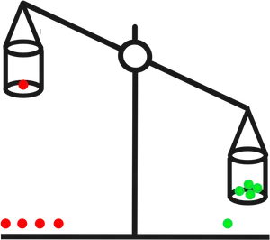 Balance Scale Concept Illustration PNG Image