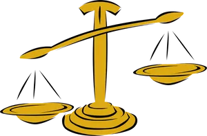 Balance Scale Vector Illustration PNG Image