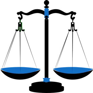 Balance Scale Vector Illustration PNG Image