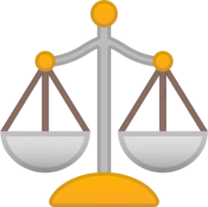 Balanced Scales Icon PNG Image