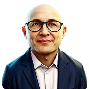 Bald Head With Glasses Png Anx7 PNG Image