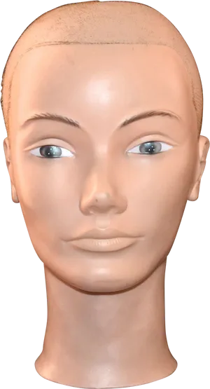 Bald Mannequin Head PNG Image