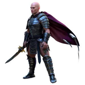 Bald Warrior Fantasy Png 06202024 PNG Image