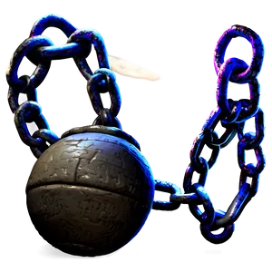 Ball And Chain Dungeon Prop Png Qnu22 PNG Image