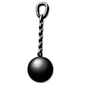 Ball And Chain Icon Png 06282024 PNG Image