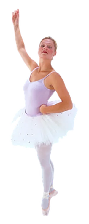 Ballerinain Classic Pose PNG Image