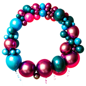 Balloon Garland Arrangement Guide Png 1 PNG Image