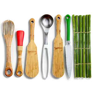 Bamboo Cooking Set Png 06292024 PNG Image