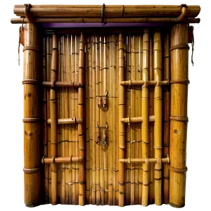 Bamboo Door Design Png Wgl77 PNG Image