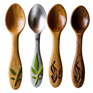 Bamboo Teaspoon Png Mgt PNG Image