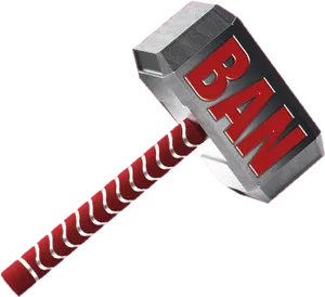 Ban Hammer Parody PNG Image