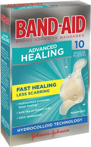 Band Aid Advanced Healing Box PNG Image