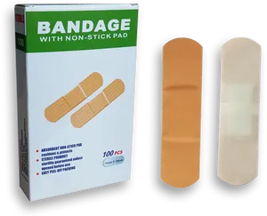 Bandage_ Box_and_ Strips PNG Image