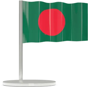 Bangladesh Flag Desktop Display PNG Image