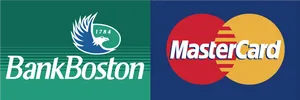 Bank Bostonand Master Card Logos PNG Image