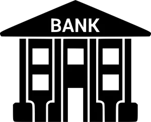Bank Icon Simple Design PNG