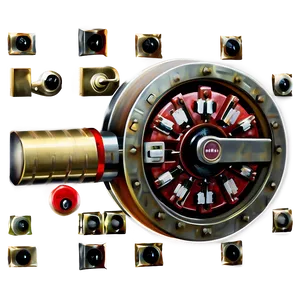 Bank Vault Lock Png 77 PNG Image