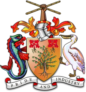 Barbados Coatof Arms PNG Image