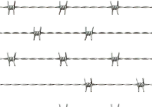 Barbed Wire Fence Pattern PNG Image