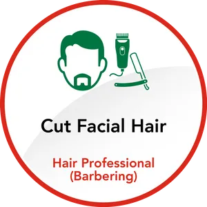 Barbering Facial Hair Trimming Icon PNG Image