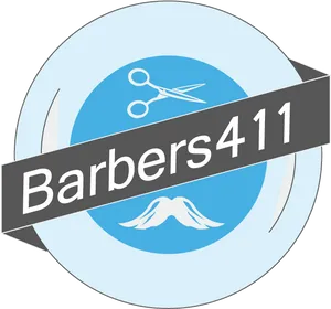 Barbershop Logo Design Barbers411 PNG Image