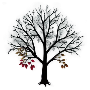 Bare Autumn Tree Png Wwd PNG Image