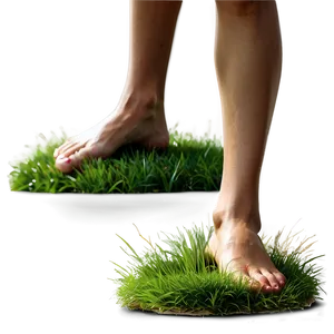 Barefoot Grass Walking Png 05252024 PNG Image