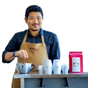 Barista In Coffee Shop Png 06272024 PNG Image