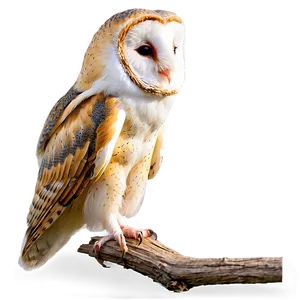 Barn Owl Perching Png 10 PNG Image