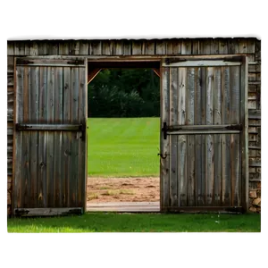 Barn With Open Doors Png Uim PNG Image