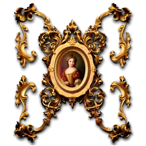 Baroque Frame Design Png 82 PNG Image