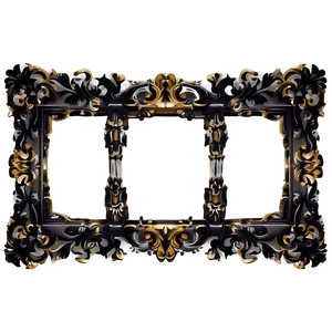 Baroque Gothic Frame Png Rhi23 PNG Image