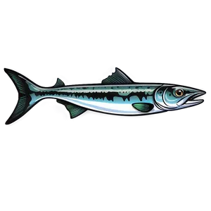 Barracuda Illustration Png Ovd85 PNG Image