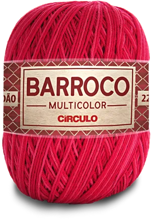 Barroco Multicolor Yarn Ball PNG Image