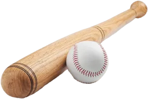 Baseball Batand Ballon Black Background.jpg PNG Image