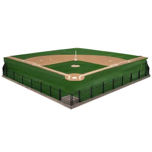 Baseball Diamond And Pitcher's Mound Png 06132024 PNG Image