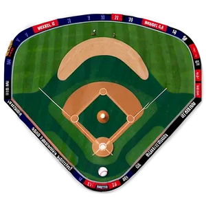 Baseball Diamond Layout Plan Png 06132024 PNG Image