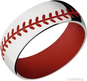 Baseball Themed Wedding Band PNG Image