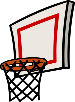 Basketball Hoop Clipart PNG Image