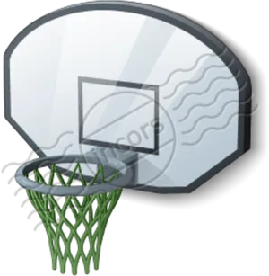 Basketball Hoop Graphic PNG Image