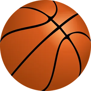 Basketball Icon Graphic PNG