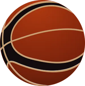 Basketball Icon Graphic PNG Image