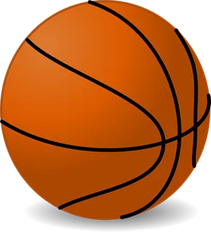 Basketball Icon Graphic PNG