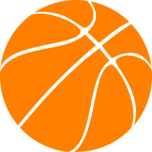 Basketball Icon Graphic PNG Image