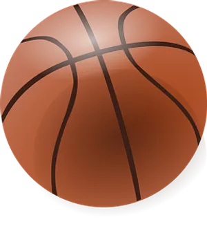 Basketball Icon Illustration PNG Image