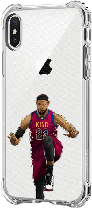 Basketball King Phone Case PNG Image