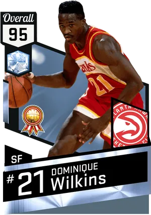 Basketball Player Card Design PNG Image