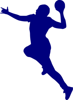 Basketball Player Silhouette Clipart PNG Image