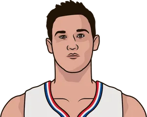 Basketball Player Vector Portrait PNG Image