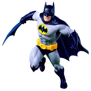 Batman In Action Cartoon Png Ume PNG Image